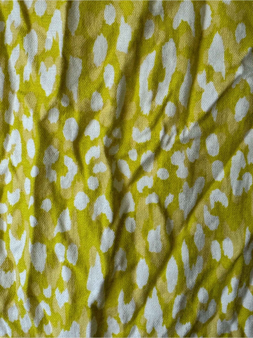 Who What Wear Yellow and White Printed Short-Sleeve Maxi Dress - Picture 2 of 9